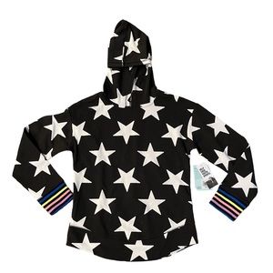 Girls star hoodie - size medium